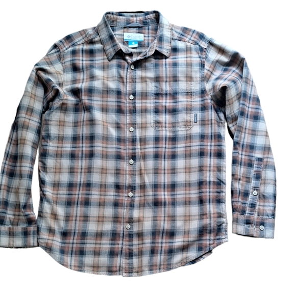 Columbia Other - 😛COLUMBIA MEN'S PLAID SIZE MEDIUM FULL FRONT BUTTON COLLAR SHIRT